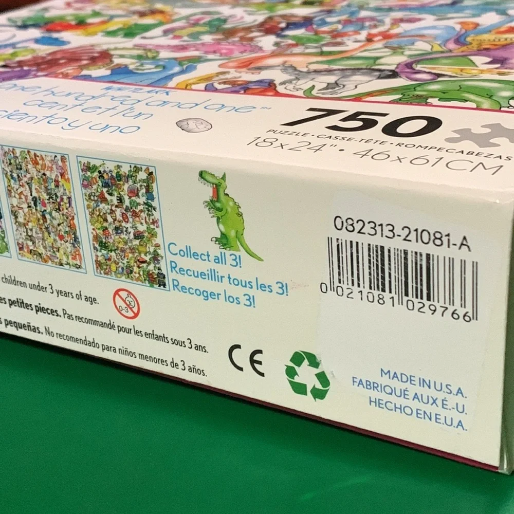 CEACO- 750 Piece Dinosaur 🦕 Puzzle 🧩 🇺🇸🆕